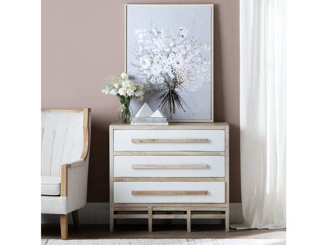 Blue Hills Brown/White Chest - Ornate Home