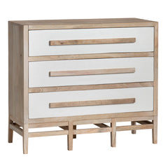 Blue Hills Brown/White Chest - Ornate Home