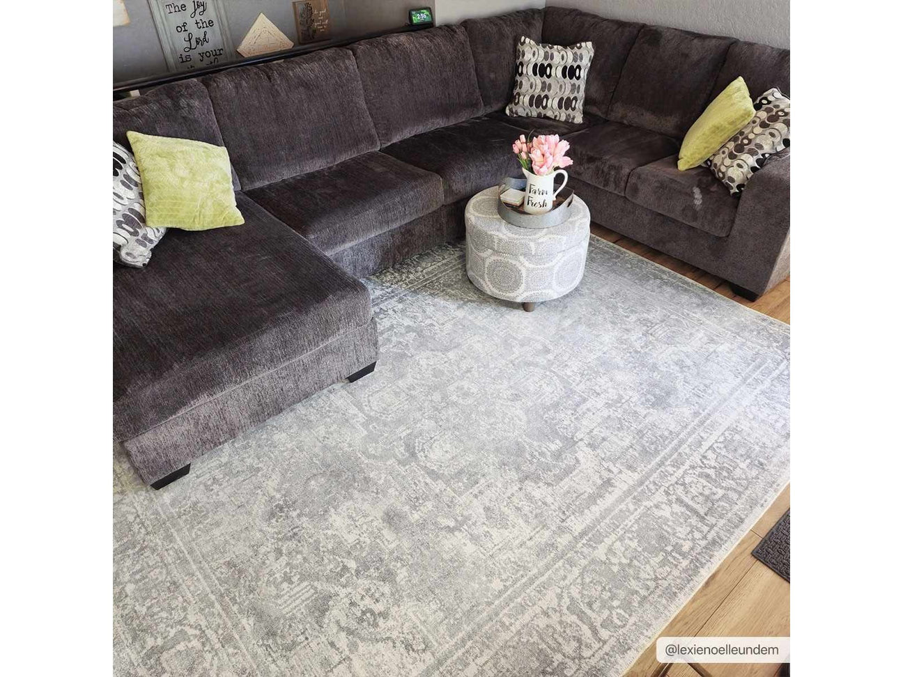 Blue Hiti Washable area rug - Clearance - Ornate Home