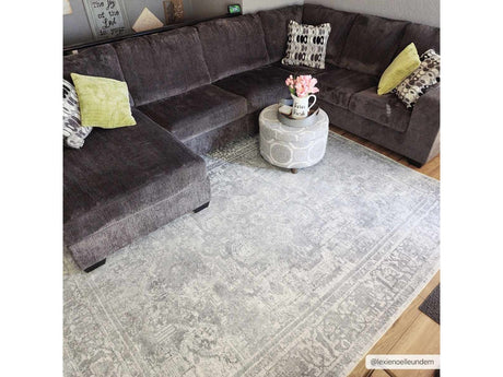 Blue Hiti Washable area rug - Clearance - Ornate Home