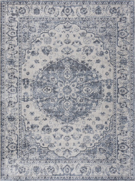 Blue Hiti Washable area rug - Clearance - Ornate Home