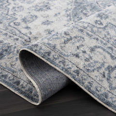 Blue Hiti Washable area rug - Clearance - Ornate Home