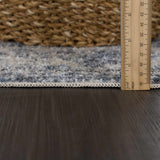 Blue Hiti Washable area rug - Clearance - Ornate Home