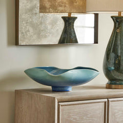 Blue Lagoon Blue/Green Outdoor Bowl - Ornate Home