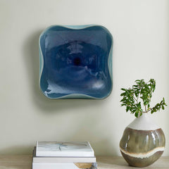Blue Lagoon Blue/Green Outdoor Bowl - Ornate Home