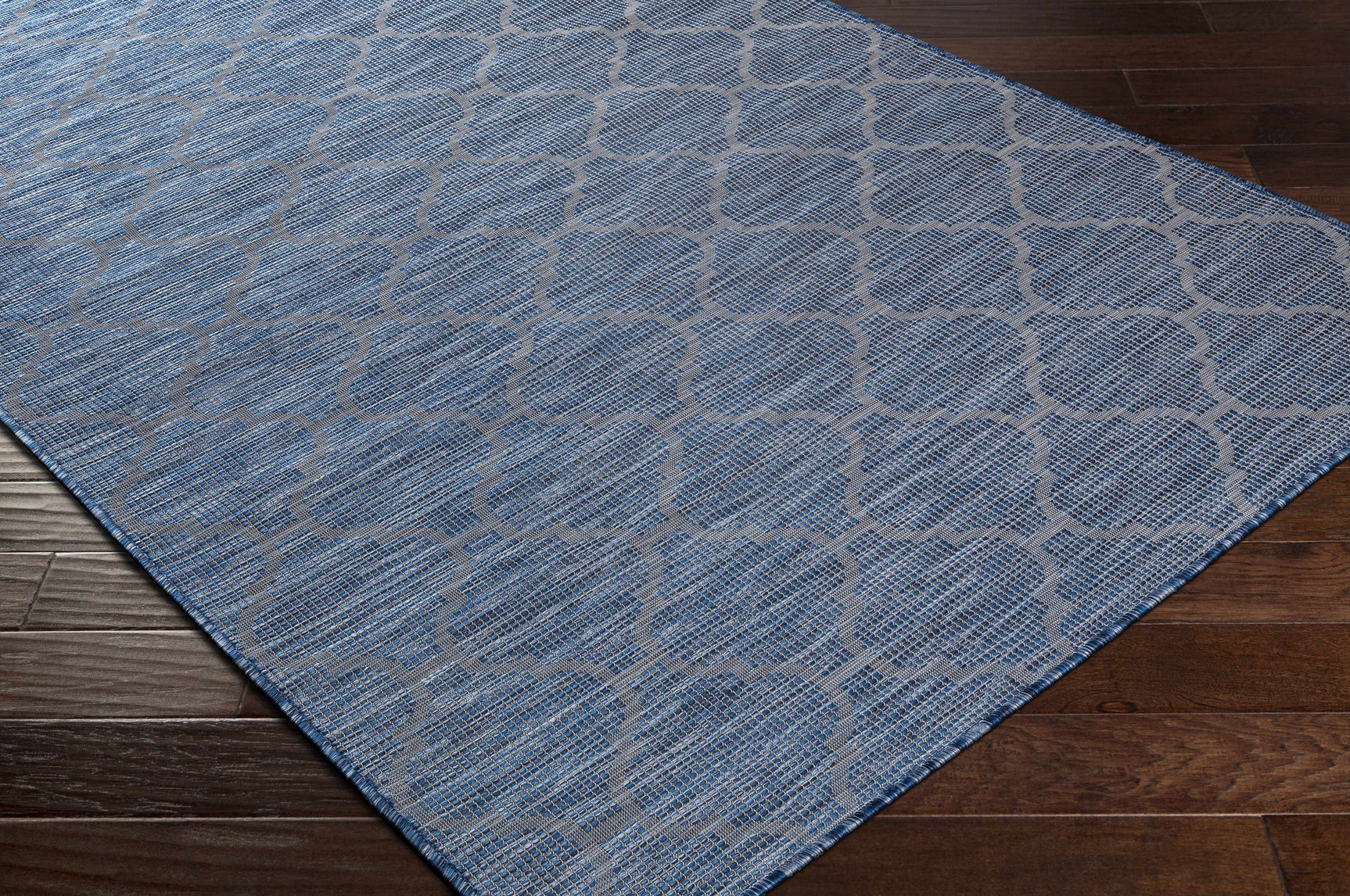 Blue Moolap Outdoor Rug - Clearance - Ornate Home
