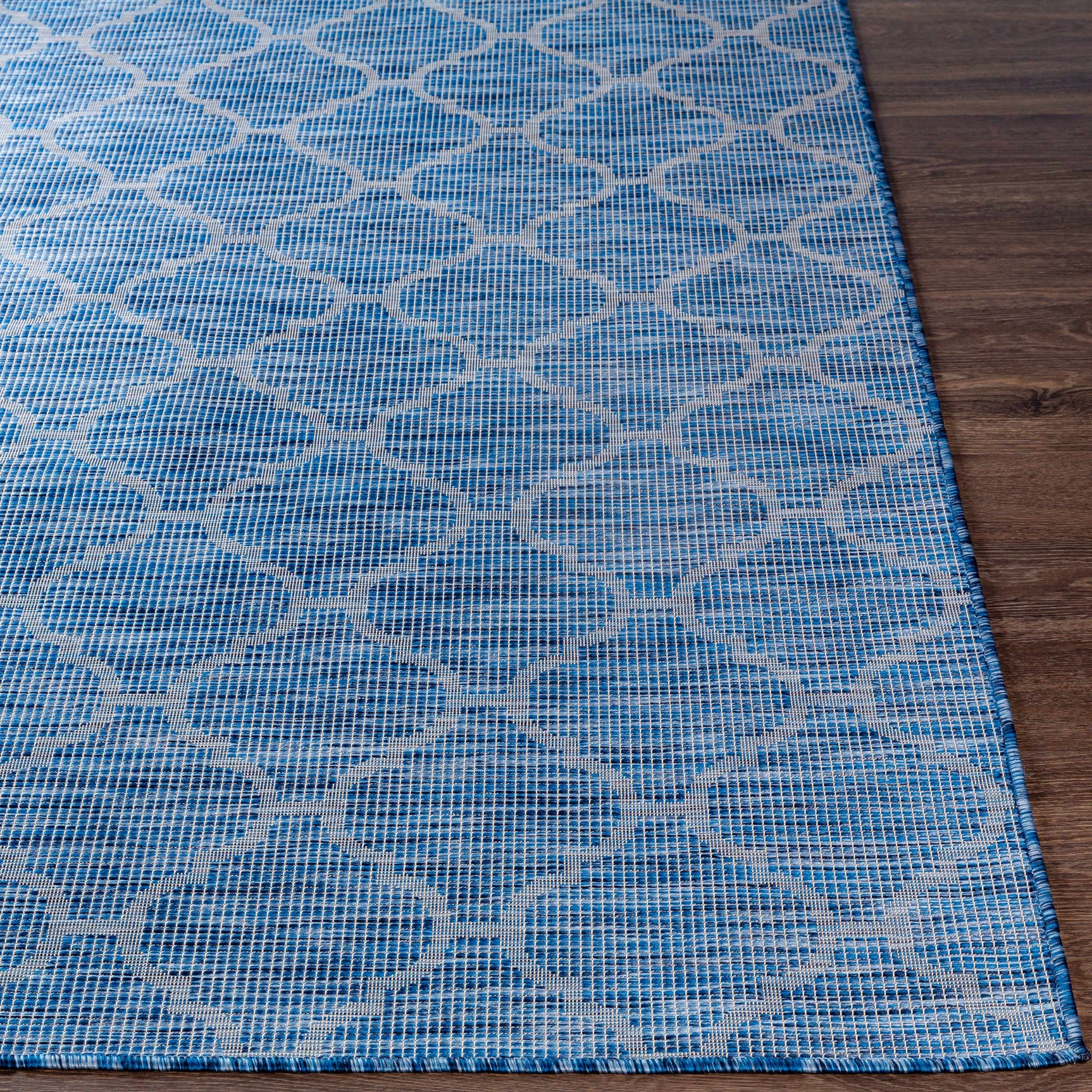Blue Moolap Outdoor Rug - Clearance - Ornate Home
