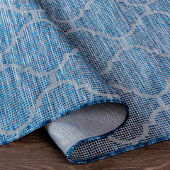 Blue Moolap Outdoor Rug - Clearance - Ornate Home