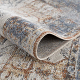 Blue Orange Hera Washable area rug - Clearance - Ornate Home
