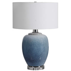 Blue Waters Blue Ceramic Table Lamp - Ornate Home