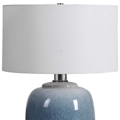 Blue Waters Blue Ceramic Table Lamp - Ornate Home