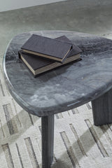 Bluebond Gray Faux Marble Coffee Table Set (Set of 3) (Online Special Price) - Ornate Home