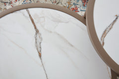 Bluff Trail Beige Love/Chairs/Tables Set (Set of 5) - Ornate Home