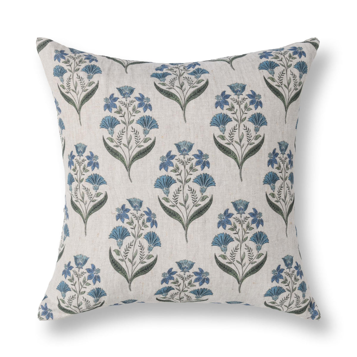 Bluffs Oatmeal/Blue 22"x22" Throw Pillow (Set of 2)