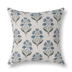 Bluffs Oatmeal/Blue 22"x22" Throw Pillow (Set of 2)
