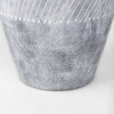 Blume Off-White/Gray Large Textured Vase - Ornate Home