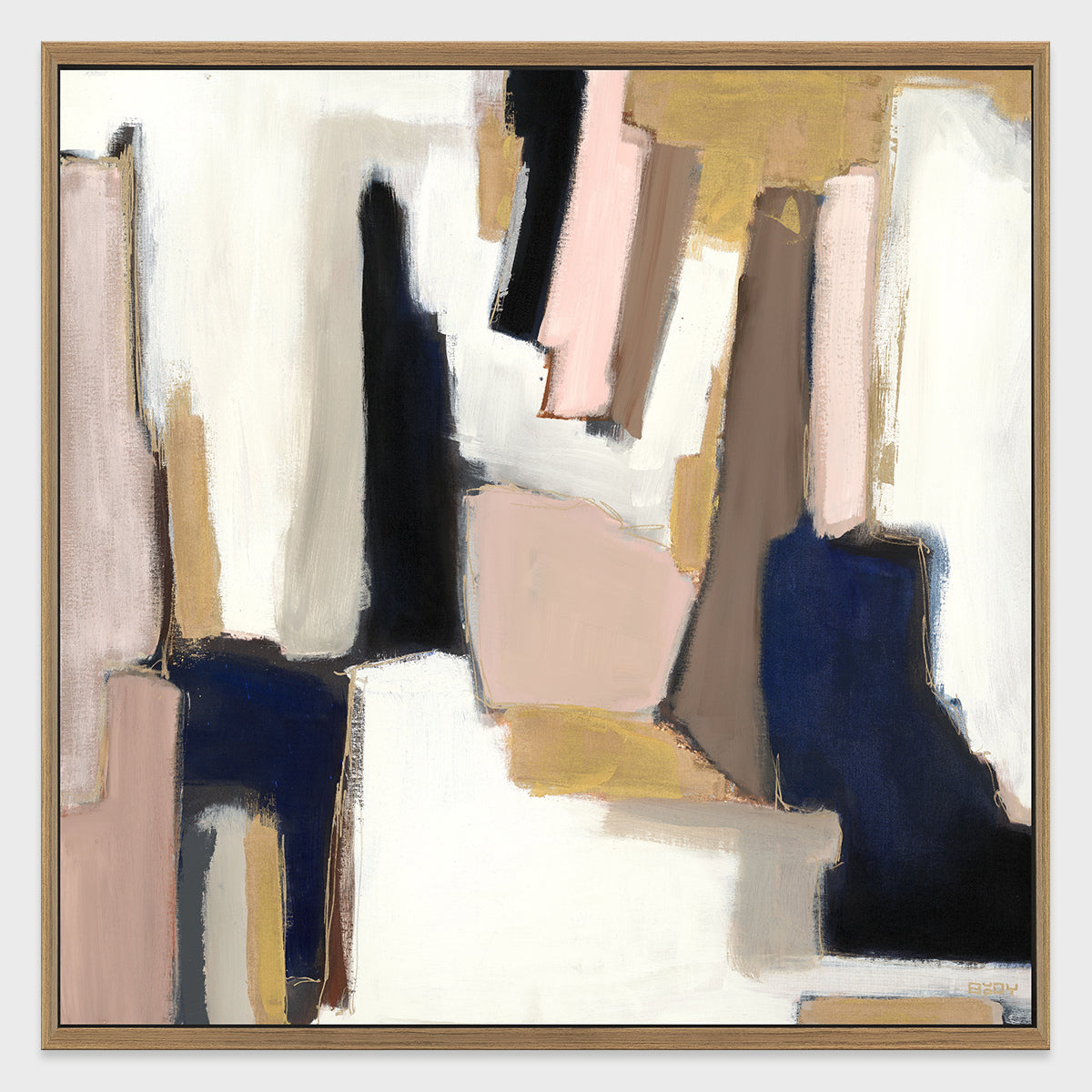 Blush Sapphire Multicolor Painting Art by Buddy Whitlock - Ornate Home