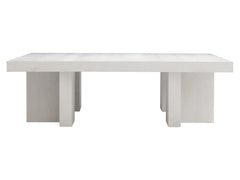 Blythe Sandblasted White Cocktail Table - Ornate Home
