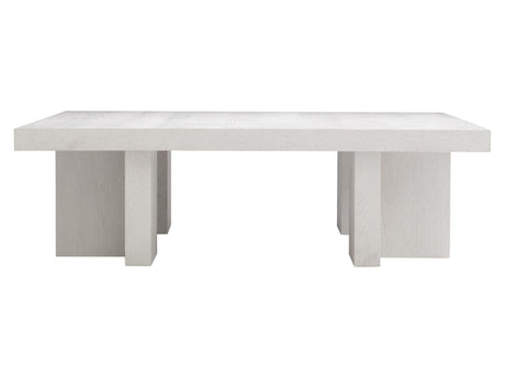 Blythe Sandblasted White Cocktail Table - Ornate Home