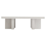 Blythe Sandblasted White Cocktail Table - Ornate Home
