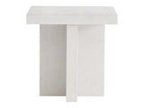 Blythe Sandblasted White Side Table - Ornate Home