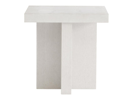Blythe Sandblasted White Side Table - Ornate Home
