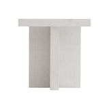 Blythe Sandblasted White Side Table - Ornate Home