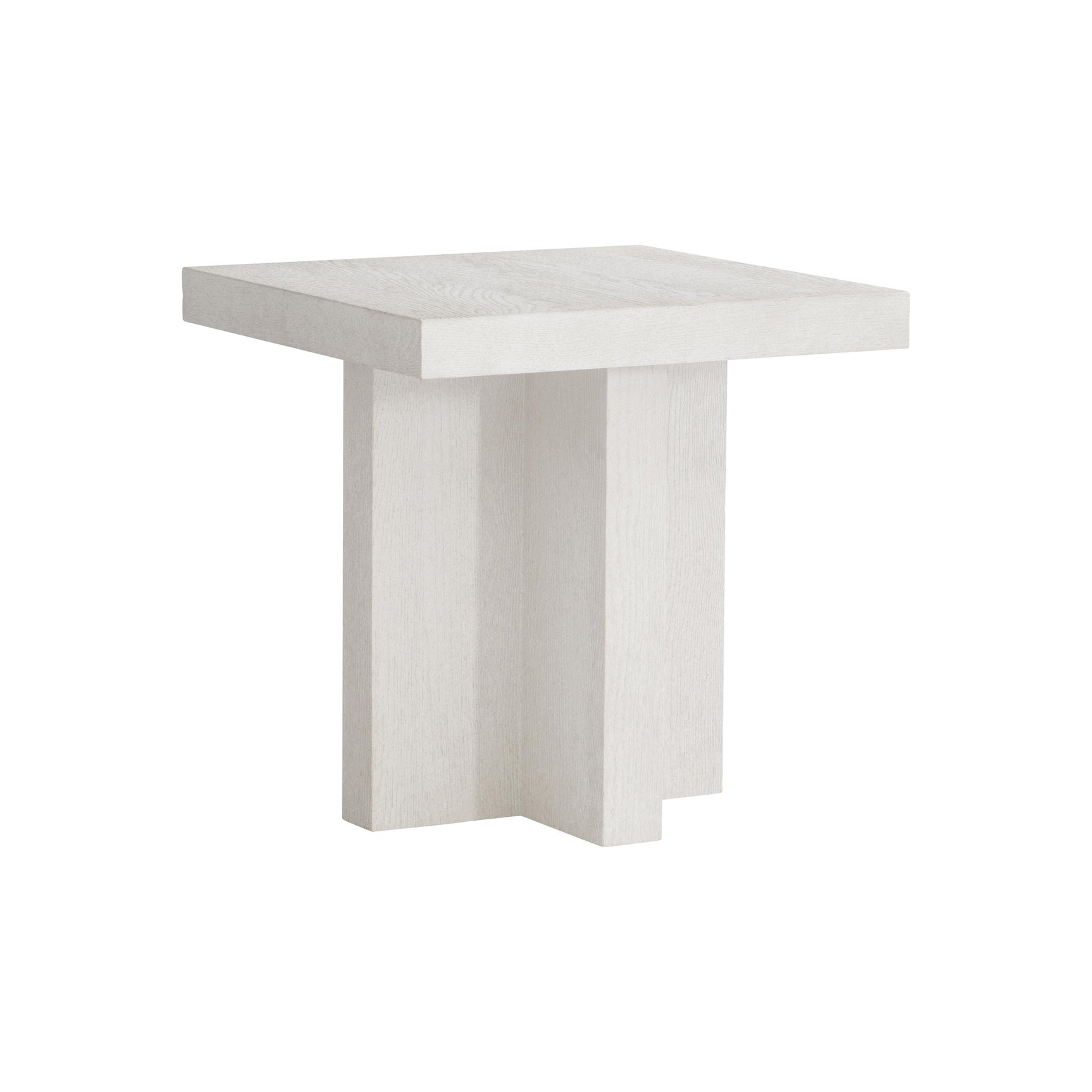 Blythe Sandblasted White Side Table - Ornate Home