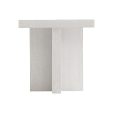 Blythe Sandblasted White Side Table - Ornate Home