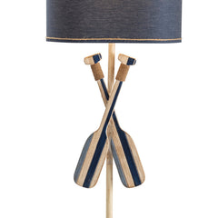 Boat Oar Blue/White Floor Lamp - Ornate Home