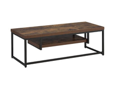 Bob Weathered Oak & Black TV Stand / 50 Inch - Ornate Home