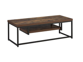 Bob Weathered Oak & Black TV Stand / 50 Inch - Ornate Home