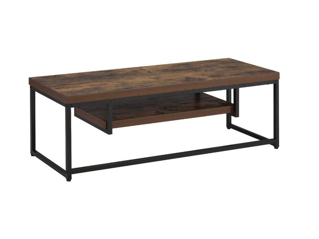 Bob Weathered Oak & Black TV Stand / 50 Inch - Ornate Home