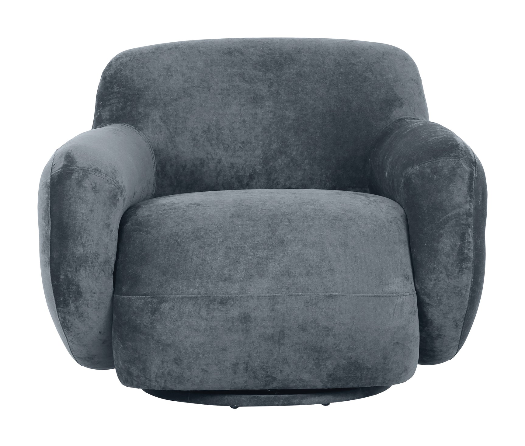 Boble Storm Gray Swivel Chair - Ornate Home