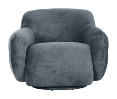 Boble Storm Gray Swivel Chair - Ornate Home