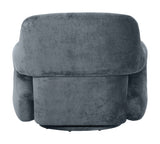 Boble Storm Gray Swivel Chair - Ornate Home