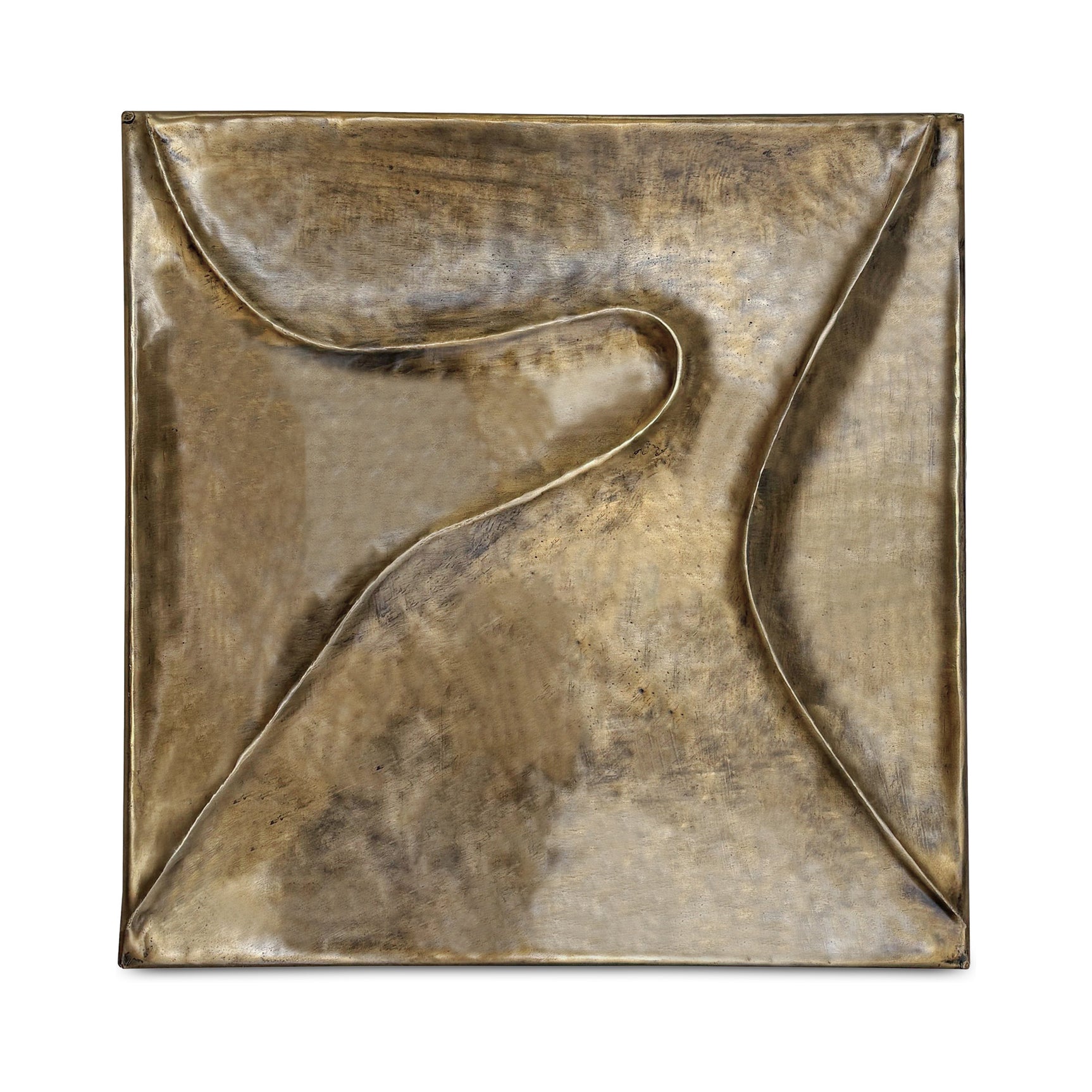 Bode Aged Brass Wall Sculpture - Ornate Home