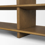 Boden Brown 74" Wood Console Table with Open Shelves - Ornate Home