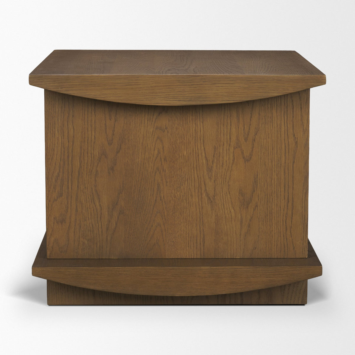 Boden Brown Wood Side Table with Open Shelves - Ornate Home