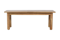 Bodhi Golden/Auburn Rect. Dining Table, Bench & w/ 4 Wilson Chair - Ornate Home