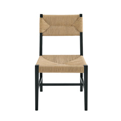Bodie Black/Natural Wood Dining Chair (Set of 2) - Ornate Home