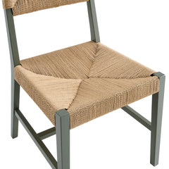 Bodie Light Gray/Natural Wood Dining Chair (Set of 2) - Ornate Home