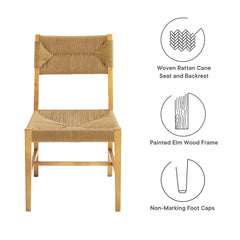 Bodie Natural Wood Dining Chair - Ornate Home
