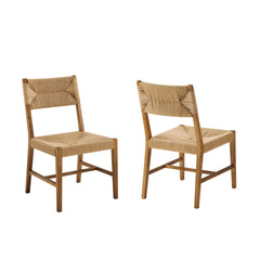 Bodie Natural Wood Dining Chair (Set of 2) - Ornate Home