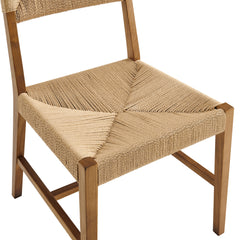 Bodie Natural Wood Dining Chair (Set of 2) - Ornate Home
