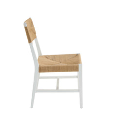 Bodie White/Natural Wood Dining Chair - Ornate Home