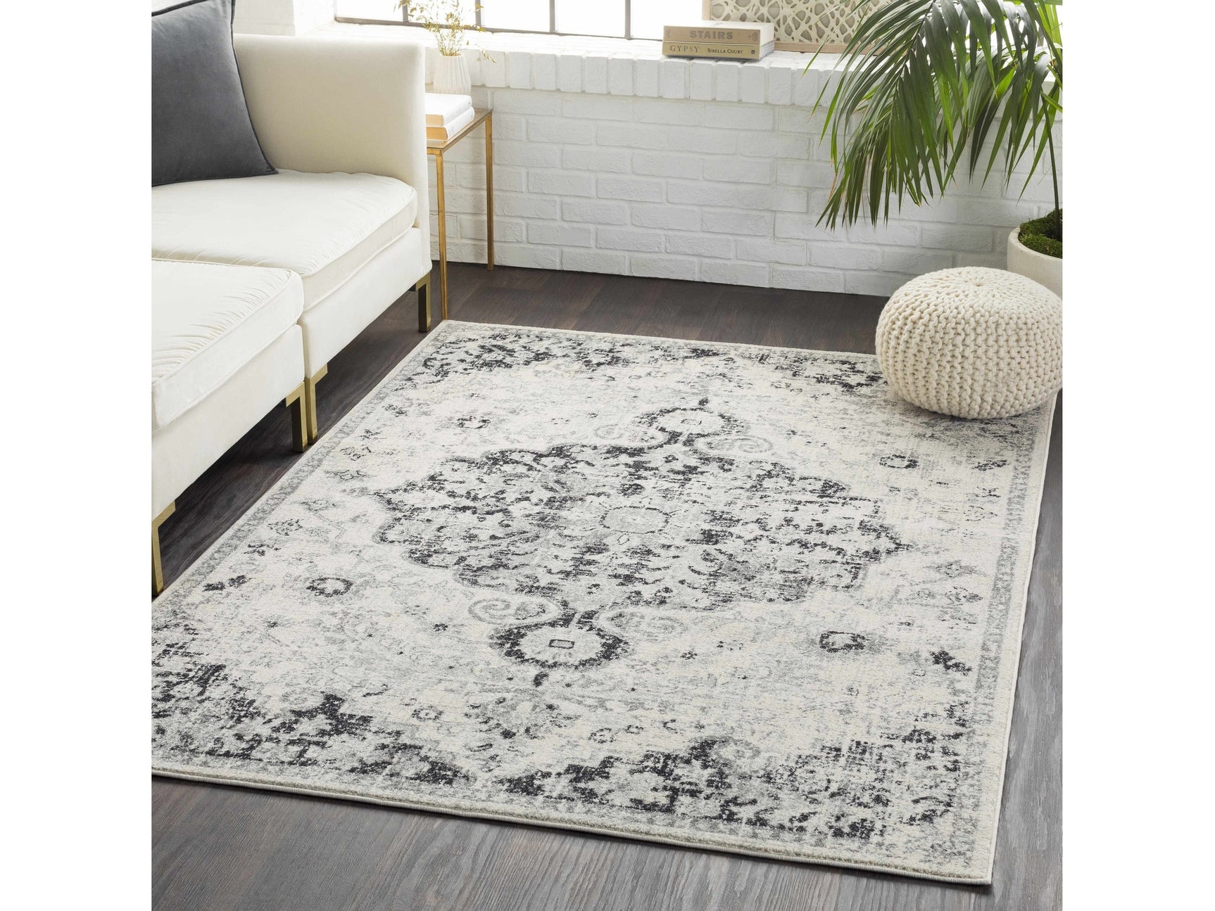 Bodrum Gray Area Rug - Ornate Home