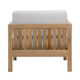 Boe Light Gray/Natural Outdoor Chair - Ornate Home