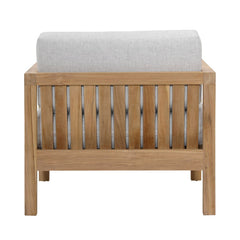 Boe Light Gray/Natural Outdoor Chair - Ornate Home