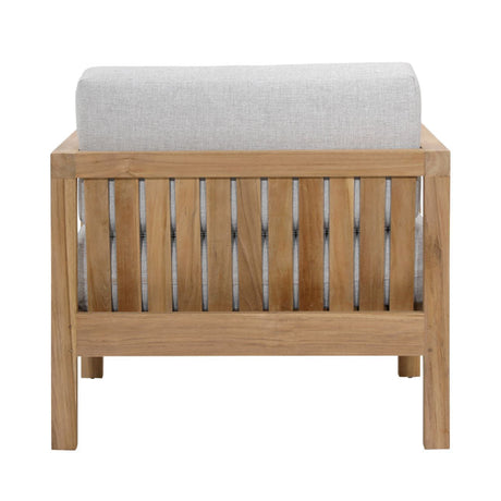 Boe Light Gray/Natural Outdoor Chair - Ornate Home